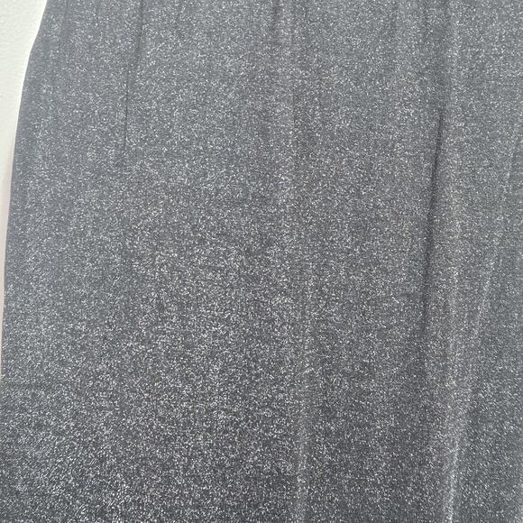 Vintage Black Metallic Maxi Skirt Size Small - Picture 4 of 5
